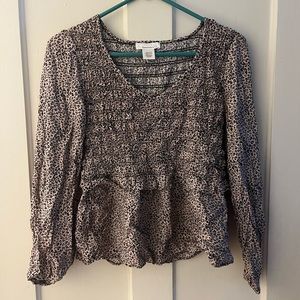 Urban romantics long sleeve blouse